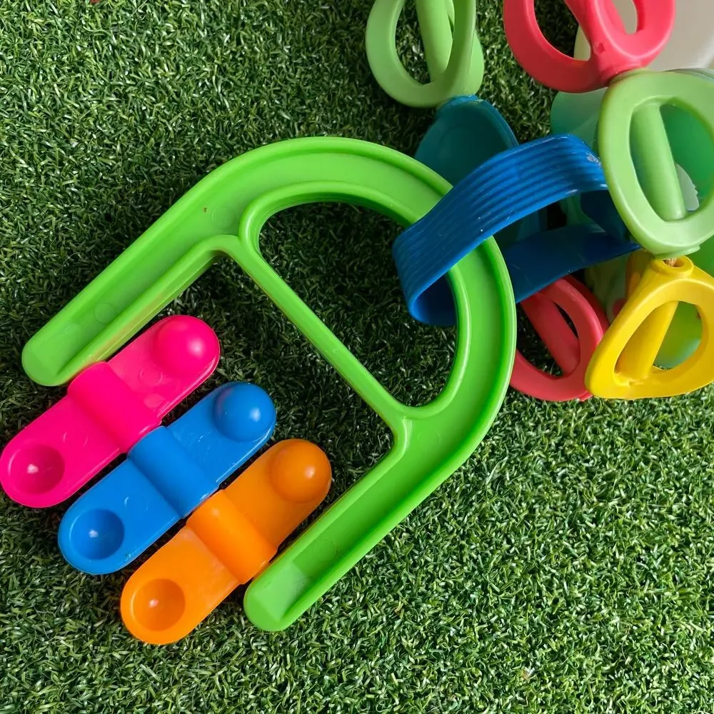 Vintage The First Years Baby Rattles and Teethers Set